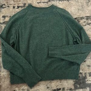 a new day Forest Green Women's Crew Neck Sweater